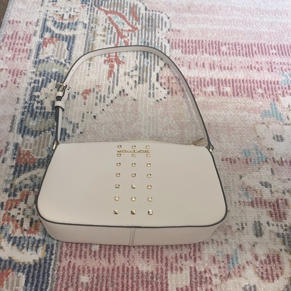 Micheal Kors white shoulder bag